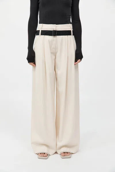St Agni Double Loop Pants In White