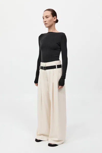 St Agni Double Loop Pants In White