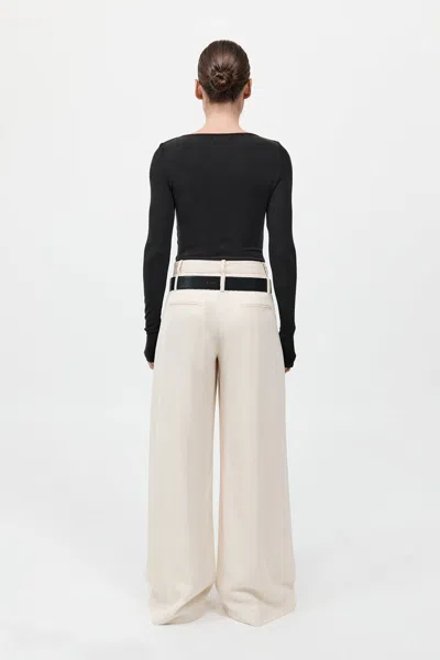 St Agni Double Loop Pants In White