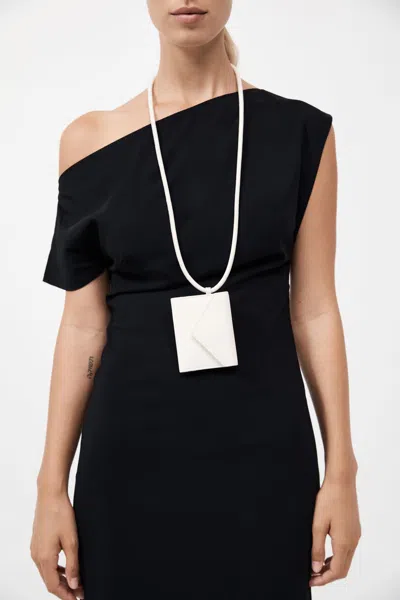 St Agni Envelope Card Holder In White