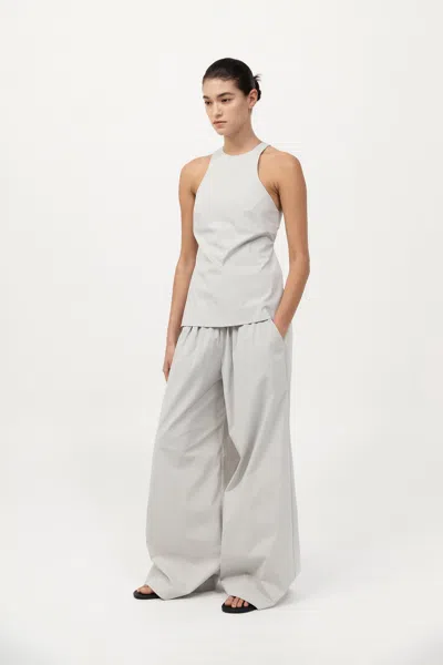 St Agni Everyday Drawstring Pants In Silver