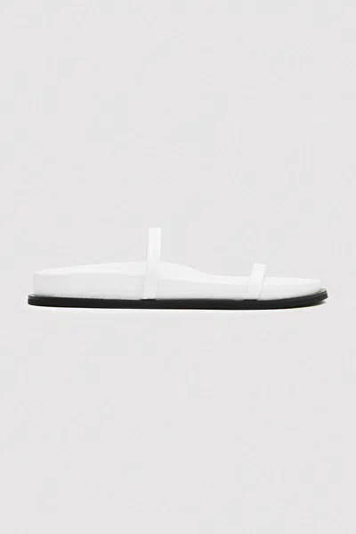 St Agni Fine Double Strap Slide In White