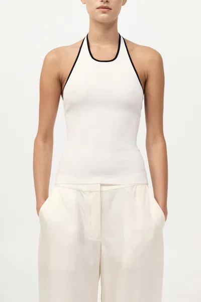 St Agni Fine Line Halter Top In Multi