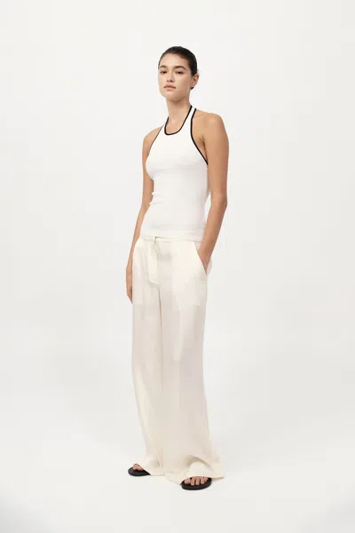 St Agni Fine Line Halter Top In Multi