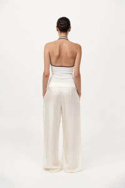 St Agni Fine Line Halter Top In Multi