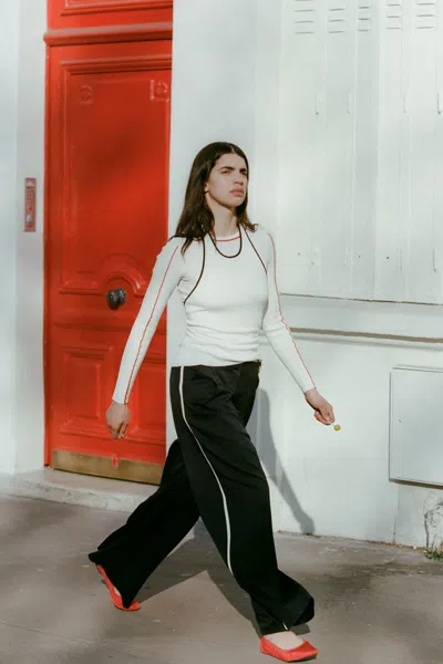 St Agni Fine Line Halter Top In Multi