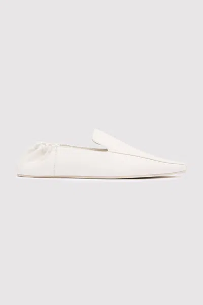 St Agni Flat Loafer In White