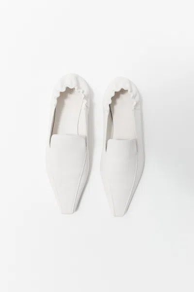 St Agni Flat Loafer In White