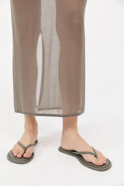 St Agni Flip Flop In Green