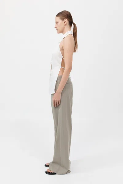 St Agni Halter Shirt In White