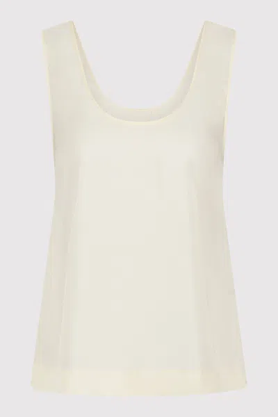 St Agni Jordan Button Up Top In White