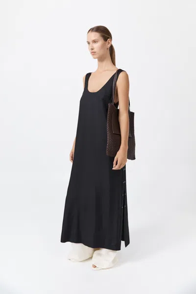 St Agni Lattice Contrast Tote In Brown