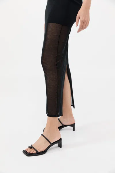 St Agni Loop Heel In Black