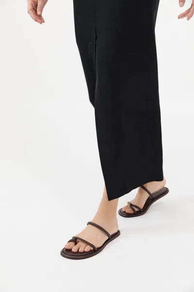 St Agni Loop Slides In Brown