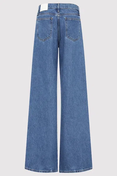 St Agni Low Rise Jeans In Blue