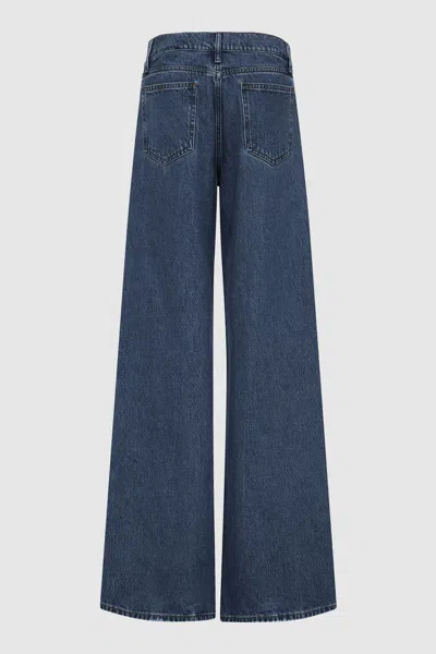 St Agni Low-rise Organic Cotton Jeans In Purple