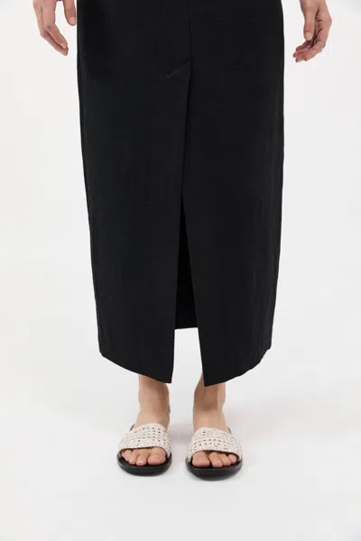 St Agni Macrame Mesh Slides In White