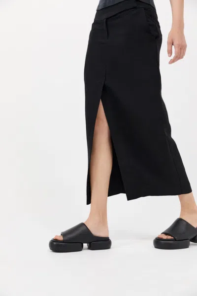 St Agni Minimal Pillow Slides In Black