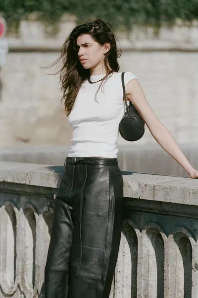 St Agni Organic Cotton Ballerina Top In White