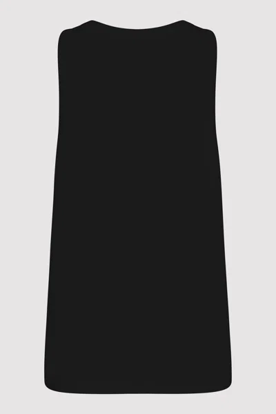 St Agni Organic Cotton Boxy Tank In Black