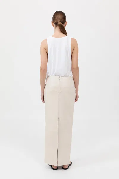 St Agni Organic Cotton Boxy Tank In White