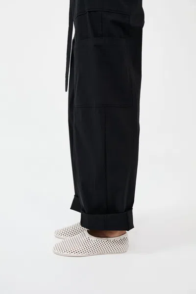 St Agni Perforated Ballet Flat In White