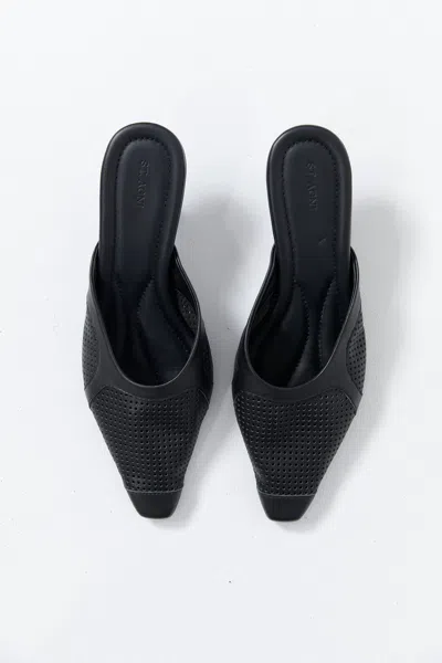 St Agni Perforated Heel In Black