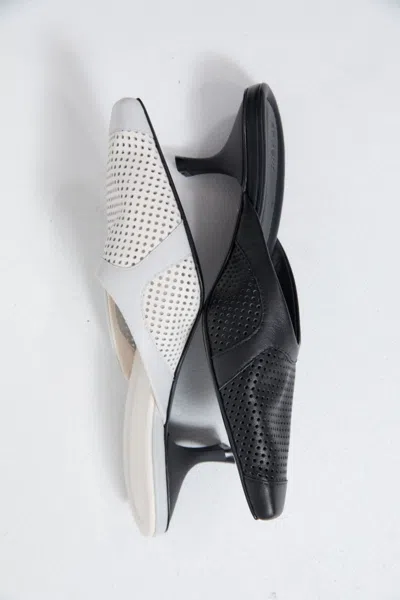 St Agni Perforated Heel In White