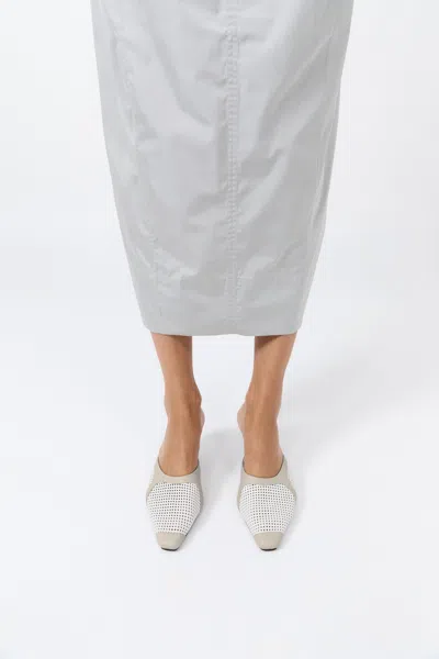 St Agni Perforated Heel In White