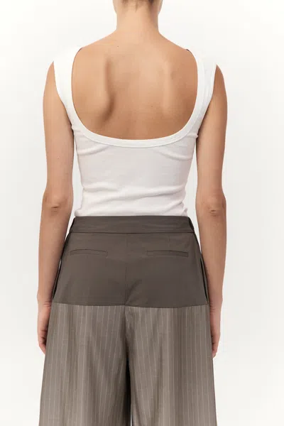 St Agni Relaxed Splice Pants In Gray