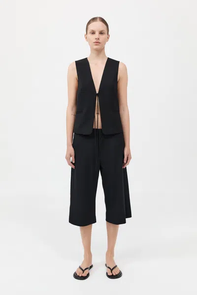 St Agni Rouleau Vest In Black