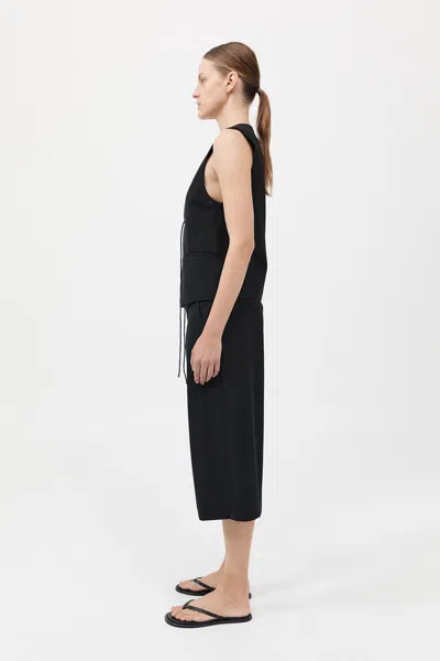 St Agni Rouleau Vest In Black