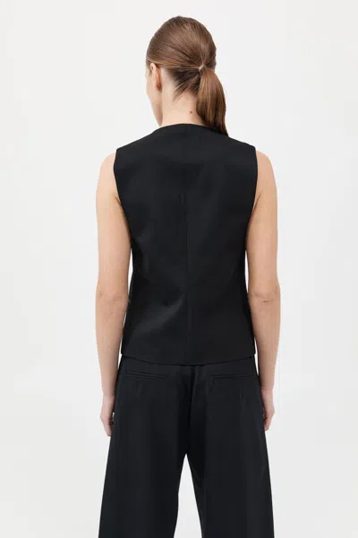St Agni Rouleau Vest In Black