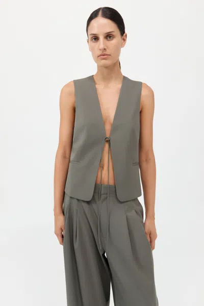 St Agni Rouleau Vest In Green