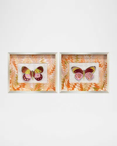 Paragon Decors Flight Patterns I Alternative Wall Art, Set Of 2 In Multi