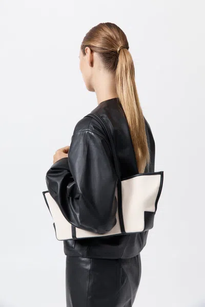 St Agni Slim Bateau Tote In Brown