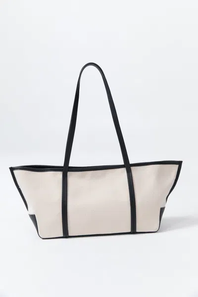 St Agni Slim Bateau Tote In Brown