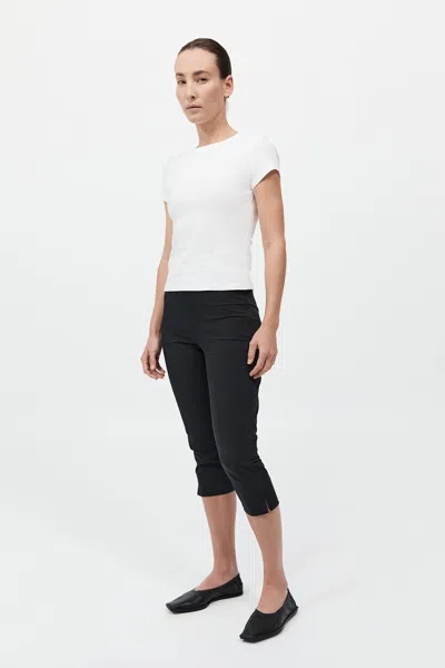 St Agni Slim Capri Pant In Black