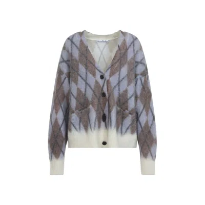 Acne Studios Cardigan Grey In Blue