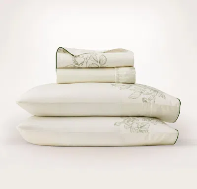 Boll & Branch Signature Embellished Sheet Set In Neutral