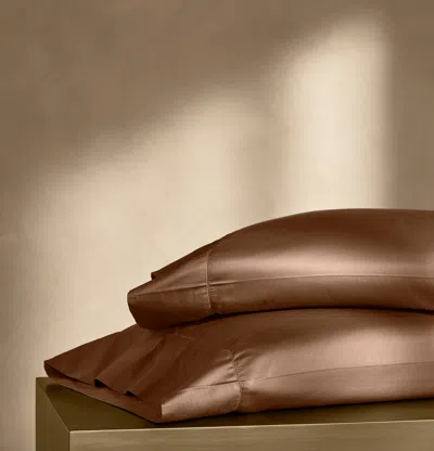 Boll & Branch Summit Supima Pillowcase Set In Brown