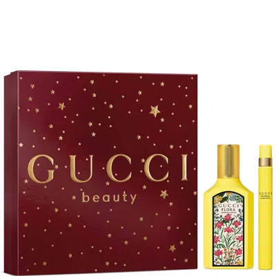 Gucci Ladies Flora Gorgeous Orchid Gift Set Fragrances 3616305838179 In Yellow