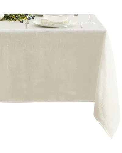 Villeroy & Boch Bristow Solid Texture Tablecloth In White