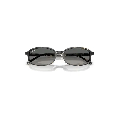 Ray Ban Sam Sunglasses Grey Havana Frame Grey Lenses 54-19 In Gray