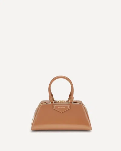 Givenchy Antigona East-west Small Handbag In Brown