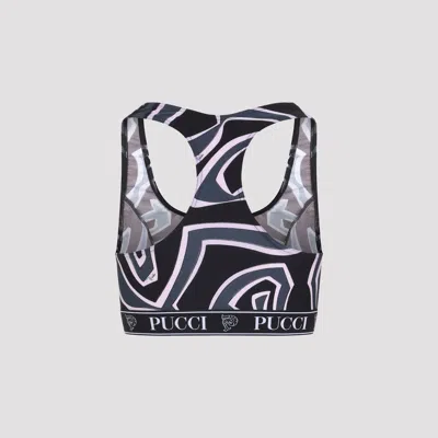 Pucci Geometric Racerback Top For Modern Style In Multi