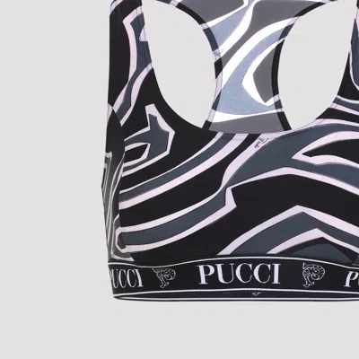 Pucci Geometric Racerback Top For Modern Style In Multi