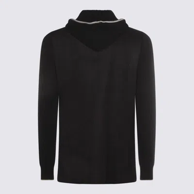 Eleventy Wool Hooded Jacket In Brown
