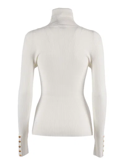 Elisabetta Franchi Girocoll In White