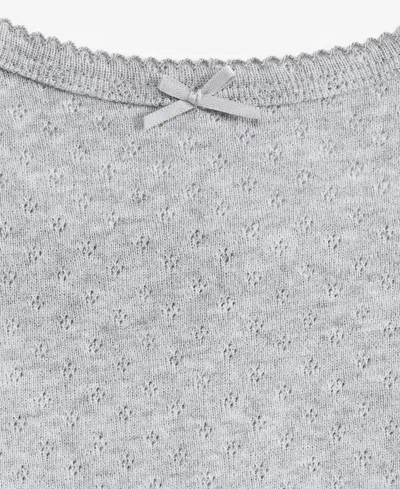 Charter Club Women's Cotton Pointelle Tank Top, Created For Macy's In Gray